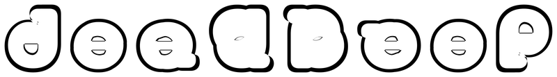 Ambigram for deadbeef in Melodbo 